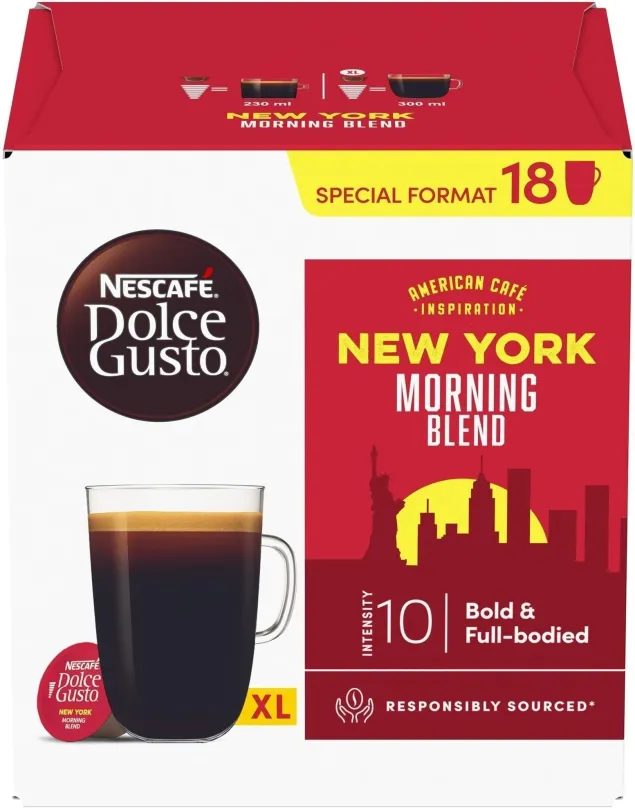 Kávové kapsule NESCAFÉ® Dolce Gusto® Grande New York 18 ks