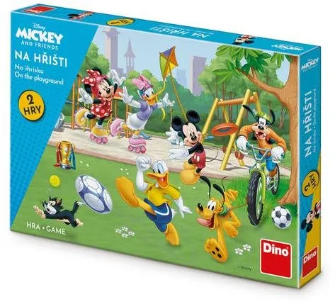 Dosková hra Dino Mickey a kamaráti na ihrisku