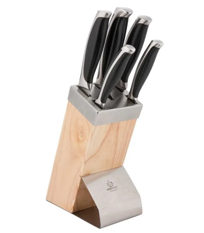 Súprava nožov Súprava kuchynských nožov v bloku Kinghoff Kh-3462