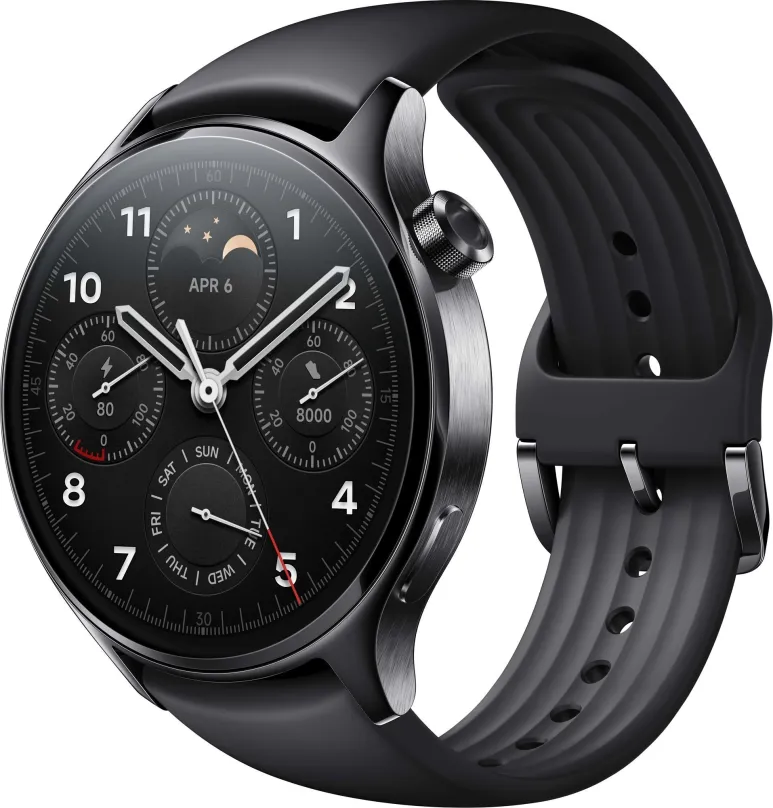 Chytré hodinky Xiaomi Watch S1 Pro GL Black, pre mužov aj ženy, s ovládaním v slovenčine,