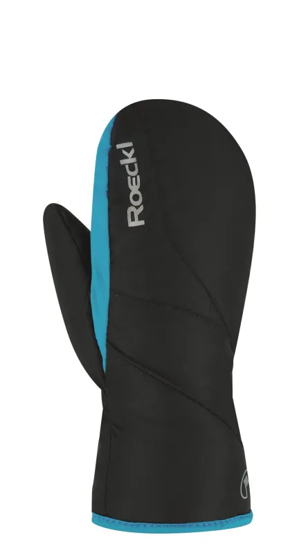 Lyžiarske rukavice Roeckl Atlas GTX Mitten Black Blue 5