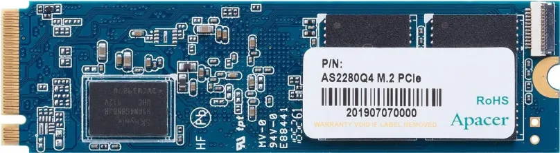 SSD disk Apacer AS2280Q4 1TB, M.2 (PCIe 4.0 4x NVMe), TLC (Triple-Level Cell), rýchlosť čí