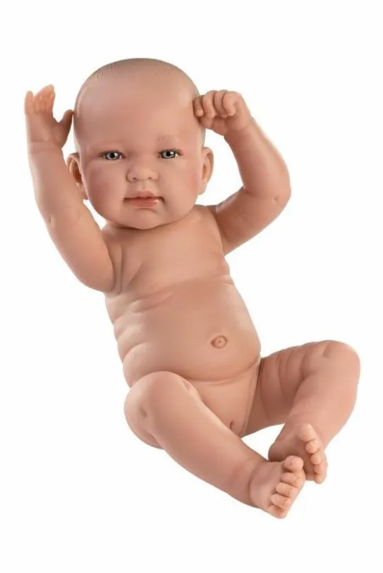Bábika Llorens 73802 New Born Dievčatko - realistická bábika bábätko s celovinylovým telom - 40 cm