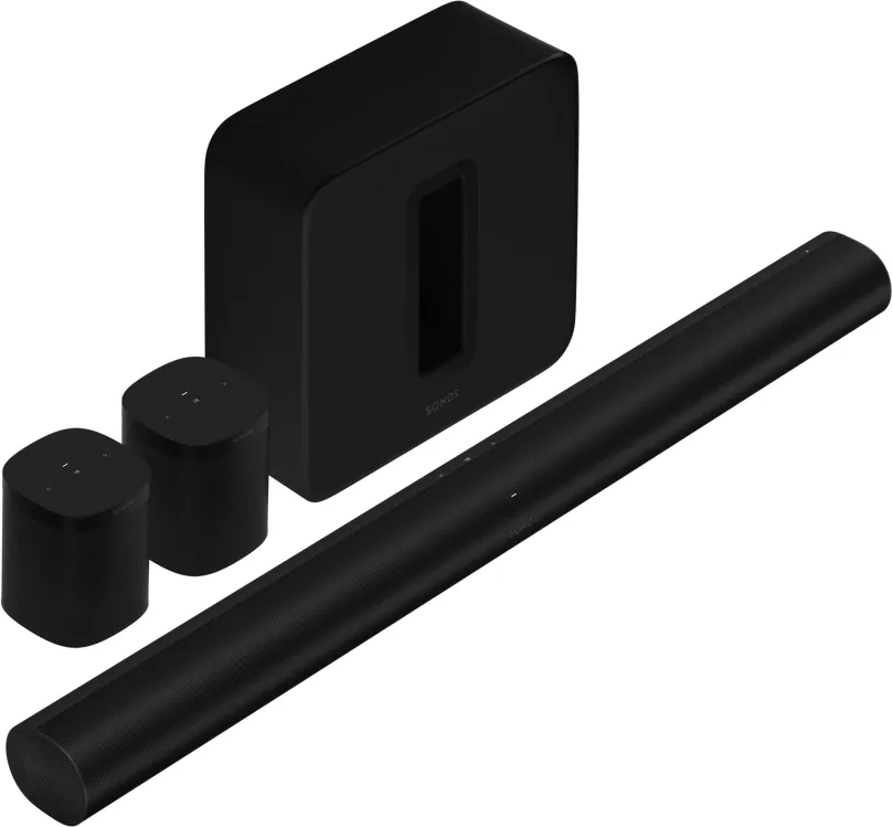 Domáce kino Sonos 3D 7.1.2 Surround set čierny
