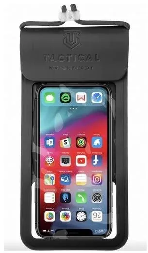 Vodotesné puzdro Tactical Univerzálne vodotesné puzdro Splash Pouch L-XL na mobil čierne 58521