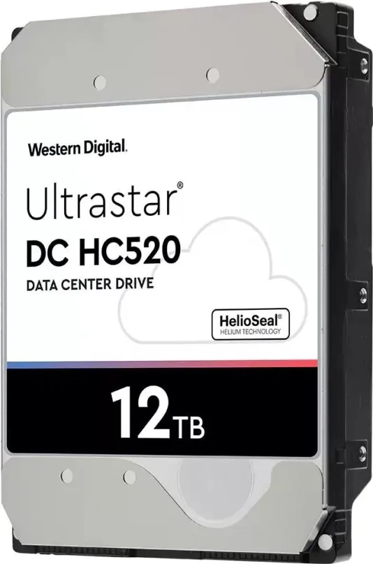 Pevný disk WD Ultrastar DC HC520 12TB (HUH721212ALE600), 3.5", SATA III, maximálny rý