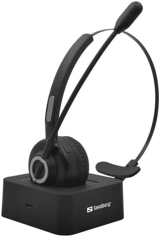 Bezdrôtové slúchadlá Sandberg Bluetooth Office Headset Pro, čierna