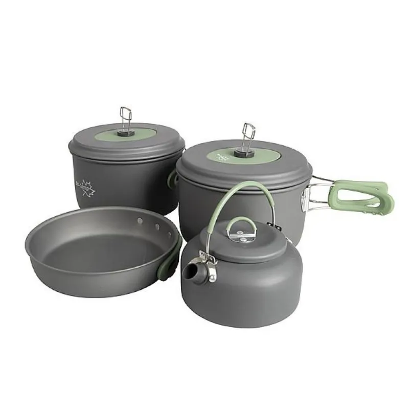 Kempingový riad Bo-Camp Cookware set Explorer 4-pc w.kettle
