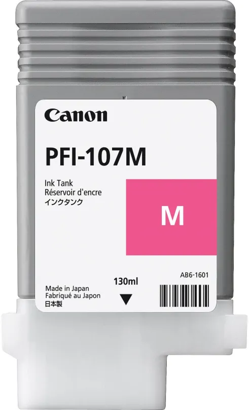 Cartridge Canon PFI-107M purpurová, pre tlačiarne Canon ImagePROGRAF iPF670, iPF680, iPF68