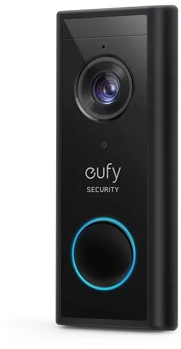 Videozvonček Eufy Video Doorbell 2K čierna (Battery-Powered) Add on only