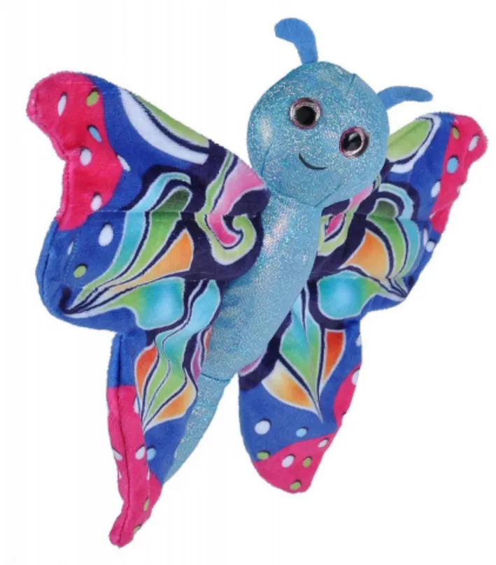 Plyšák Wild Republic Plyšáčik objímačiek - motýľ modrý