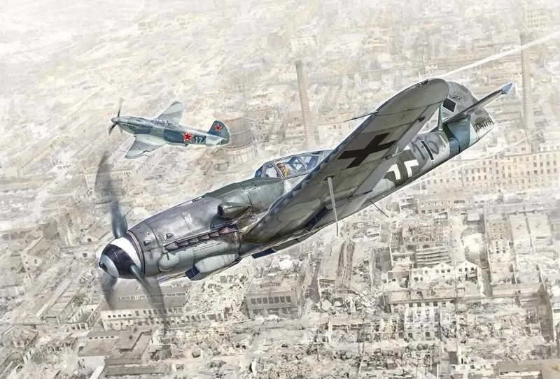 Model lietadla Model Kit lietadlo 2805 - Bf 109 K-4