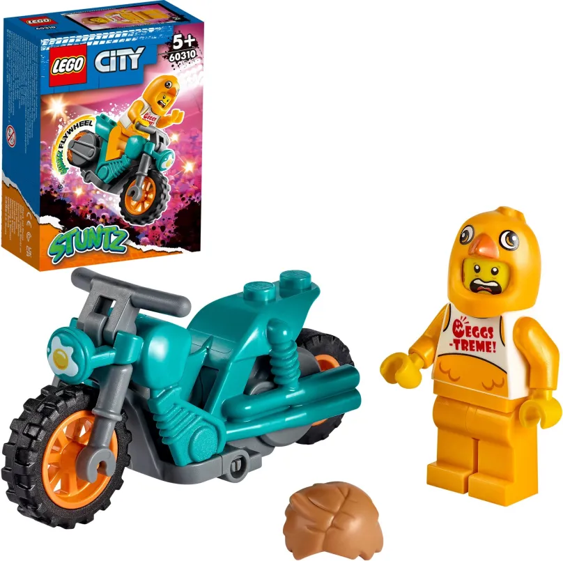 LEGO stavebnica LEGO® City 60310 Motorka kaskadéra Kurčaťa