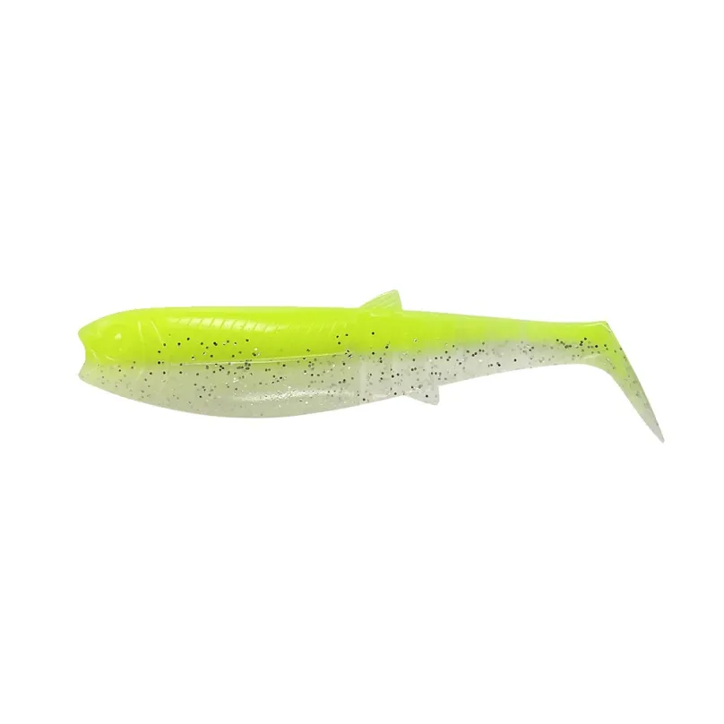 Savage Gear Gumová nástraha Cannibal Shad 6,8 cm 3g Fluo Yellow Glow 5ks