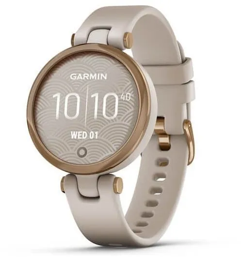 Chytré hodinky Garmin Lily Šport Rose Gold/Light Sand Silicone Band