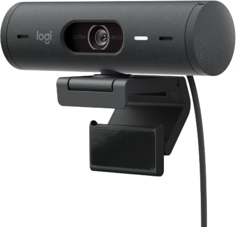 Webkamera Logitech Brio 500 - Graphite, s rozlíšením Full HD (1920 x 1080 px), uhol záberu