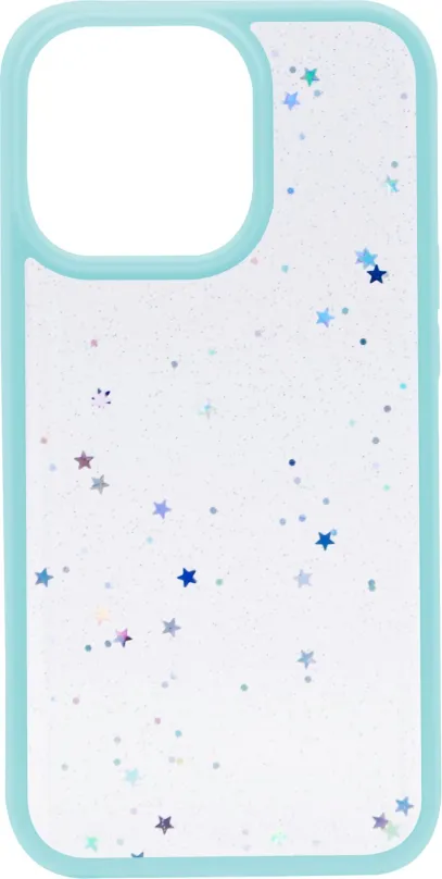Kryt na mobil iWill Clear Glitter Star Phone Case pre iPhone 13 Pro Blue