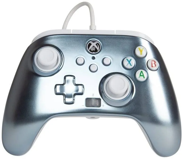 Gamepad PowerA Enhanced Wired Controller - Metallic Ice - Xbox, pre PC, Xbox Series X|S a