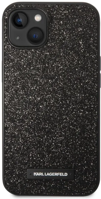 Kryt na mobil Karl Lagerfeld Glitter Plague Zadný Kryt pre iPhone 14 Plus Black