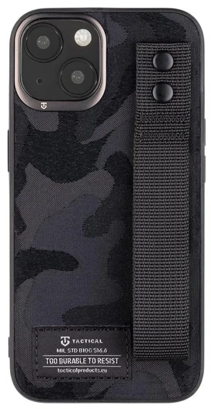Kryt na mobil Tactical Camo Troop Drag Strap Kryt pre Apple iPhone 13 Black