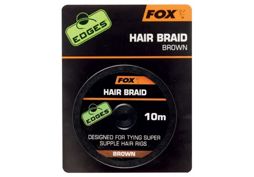 FOX Šnúrka Hair Braid Brown 10m