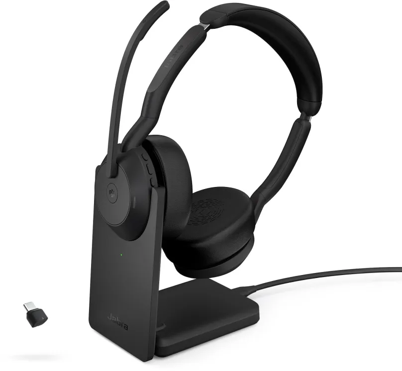 Bezdrôtové slúchadlá Jabra Evolve2 55 LINK380C MS Stereo STAND