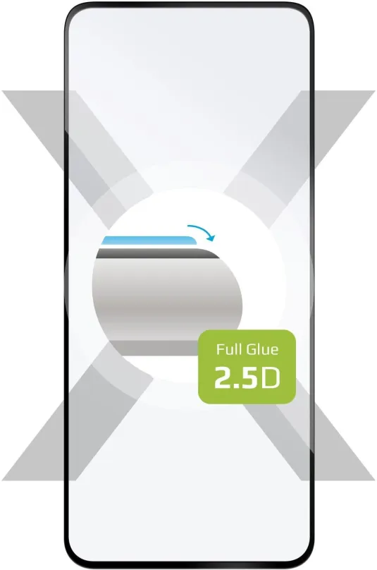 Ochranné sklo FIXED FullGlue-Cover pre Oppo A72 čierne