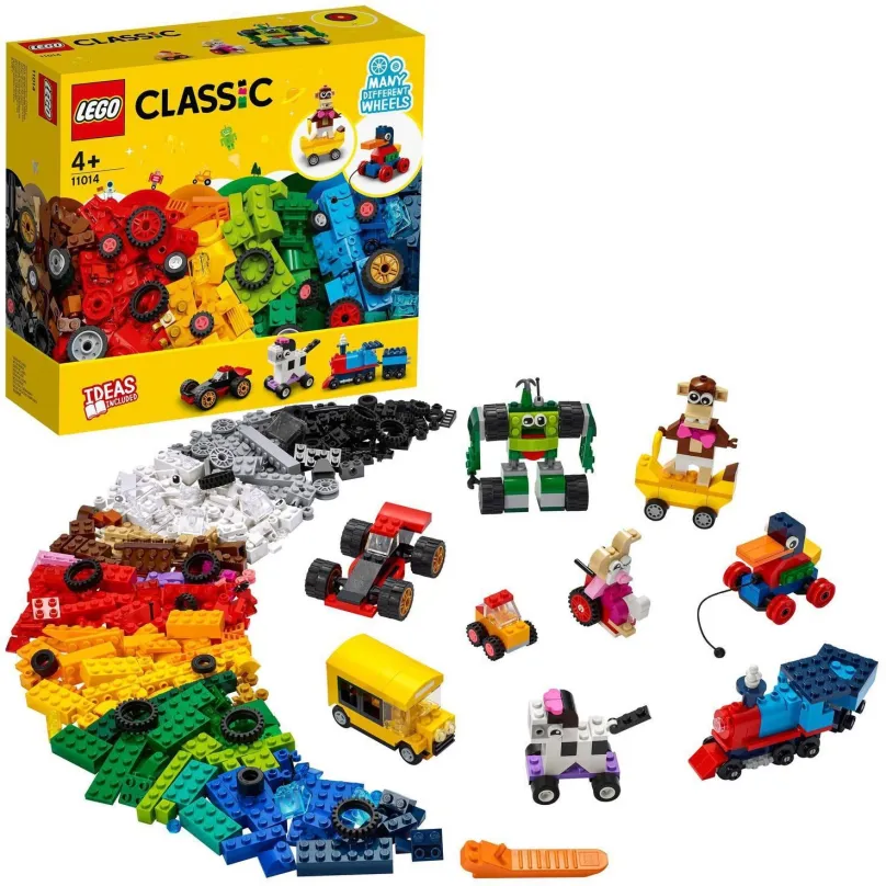 LEGO stavebnica LEGO® Classic 11014 Kocky a kolesá