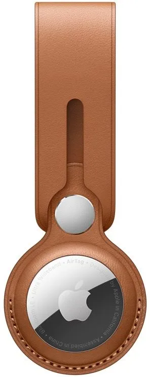 AirTag kľúčenka Apple AirTag kožená kľúčenka sedlovo hnedá