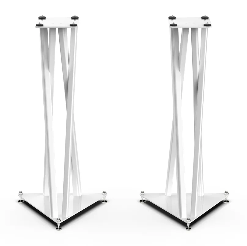Pro-Ject TRISTAND - oceľové reproduktorové stojany (výška 70 cm) - biele