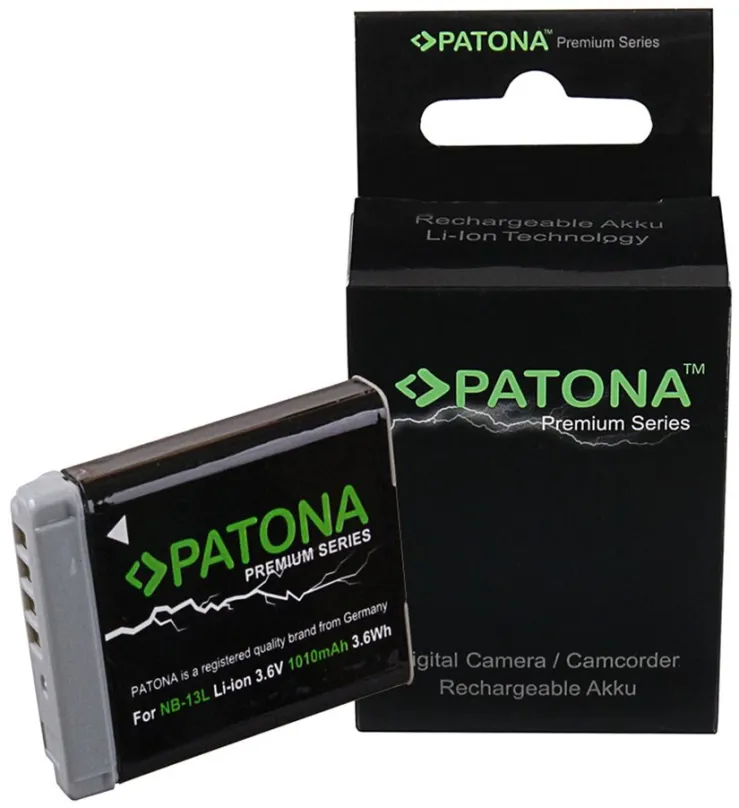 Batérie pre fotoaparát Paton pre Canon NB-13L 1010mAh Li-Ion Premium