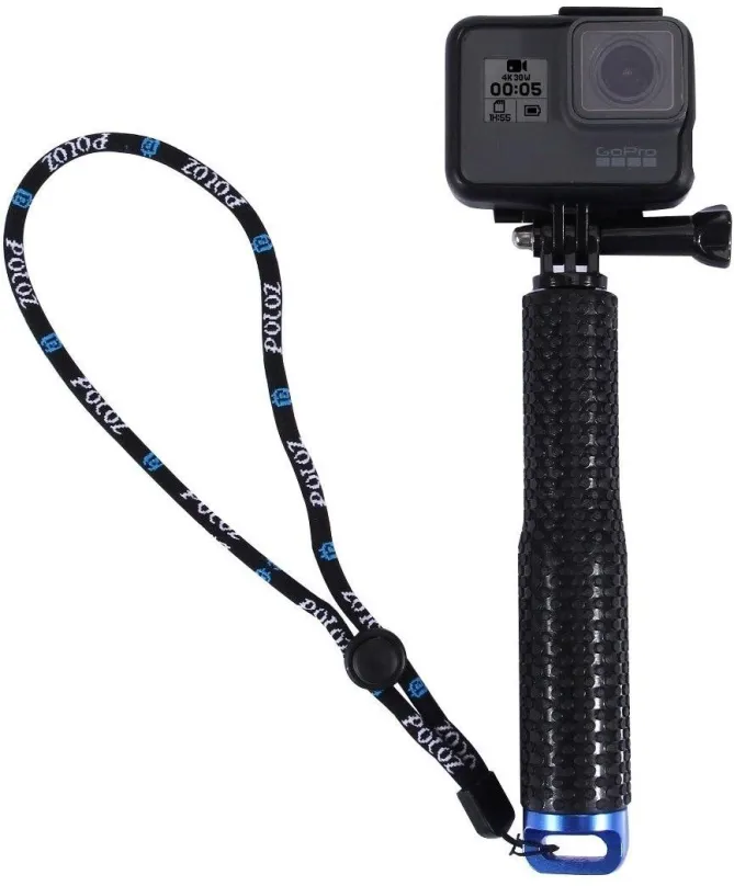 Príslušenstvo pre akčnú kameru Puluz PU150 selfie tyč pre športové kamery, čierna