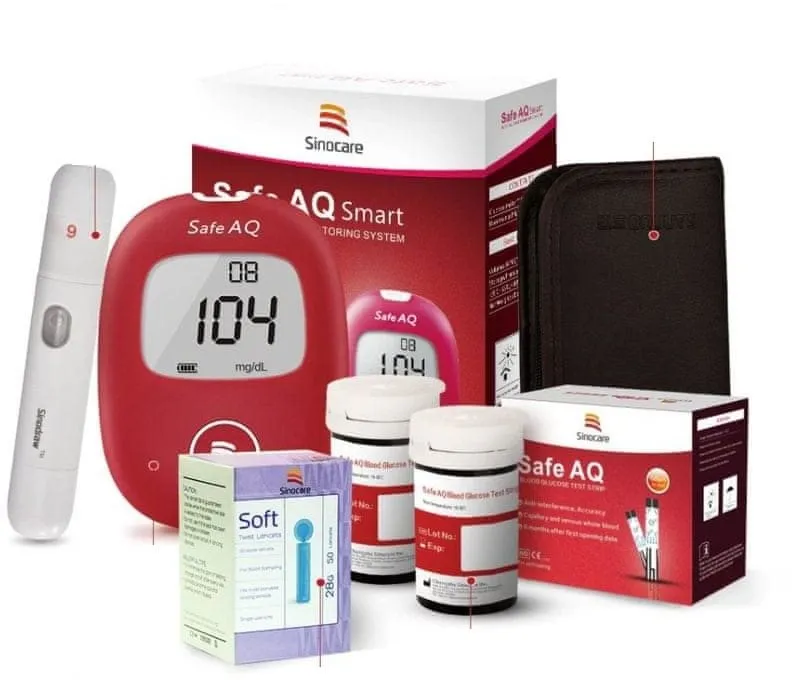 Glukomer SINOCARE Glukomer Safe AQ Smart
