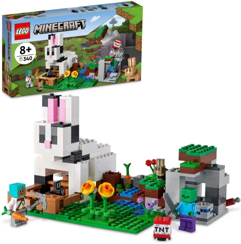 LEGO stavebnica LEGO® Minecraft® 21181 Králičie ranč