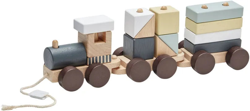 Vláčik Vlak z kociek Neo drevený