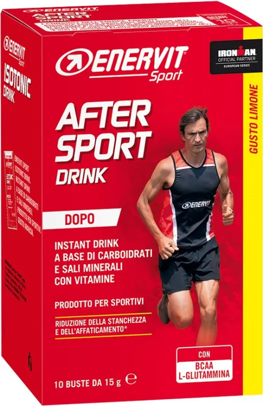 Športový nápoj Enervit After Sport Drink (10x 15 g) citrón