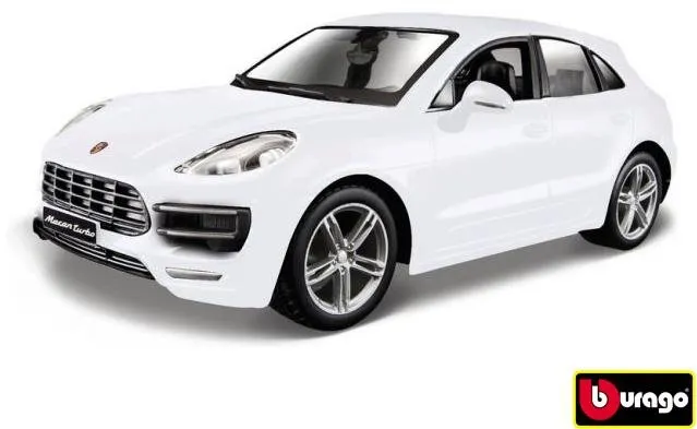 Kovový model Bburago 1:24 Plus Porsche Macan White