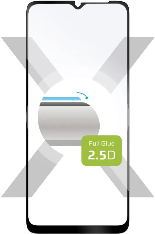 Ochranné sklo FIXED FullGlue-Cover pre Samsung Galaxy A32 5G čierne