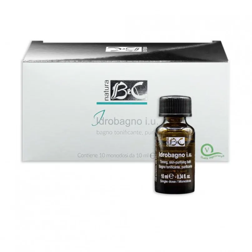 Esenciálny olej BeC Natura IDROBAGNO IU-Mix TOP esenciálnych olejov do kúpeľa, 10x10ml