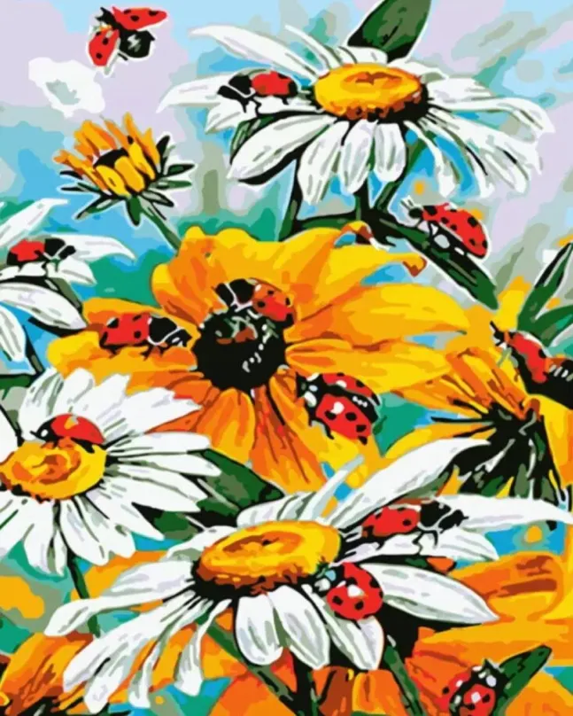 Maľovanie podľa čísel Gaira Lúčne kvety M1994YD