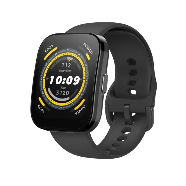 Chytré hodinky Amazfit Bip 5 Soft Black, pre mužov aj ženy, s ovládaním v slovenčine, LCD