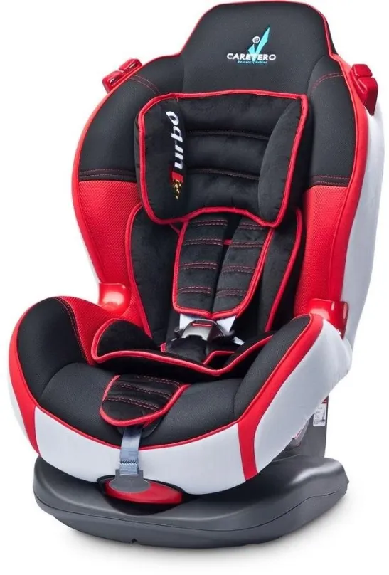 Autosedačka CARETERO Sport Turbo red 2020, pre deti s hmotnosťou 9-25 kg, upevnenie pomoco