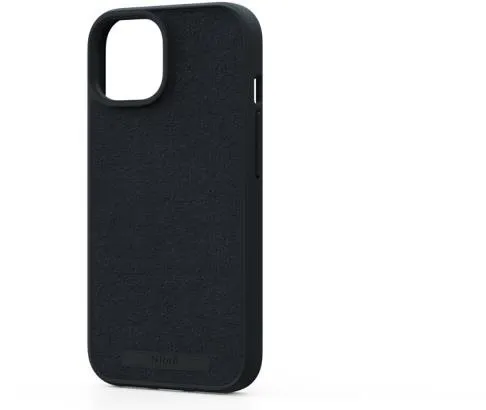 Kryt pre mobilné telefóny Njord Suede MagSafe Case for iPhone 15 Black