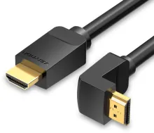 Video kábel Vention HDMI 2.0 Right Angle Cable 270 Degree 1.5m Black