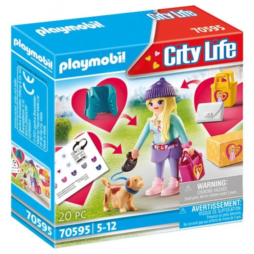 Playmobil 70595 Fashion Girl so psíkom