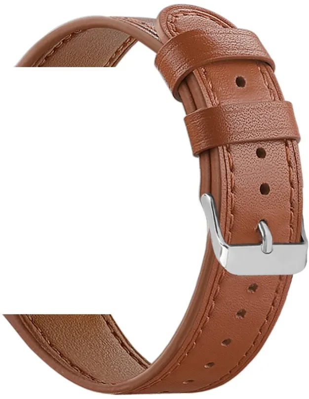 Remienok Eternico Leather Band universal Quick Release 20mm hnedý