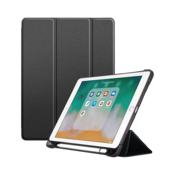 Flipové puzdro s funkciou uspania a priestorom na Apple Pencil pre iPad 10,2" (2019-2021) / Air 3 (2019) / Pre 10,5" - čierne