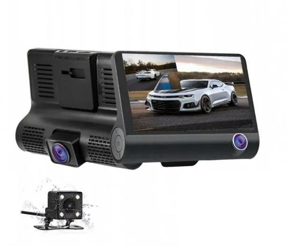 Kamera do auta Alum Kamera DVR do auta FHD 1080p, s cúvacou kamerou