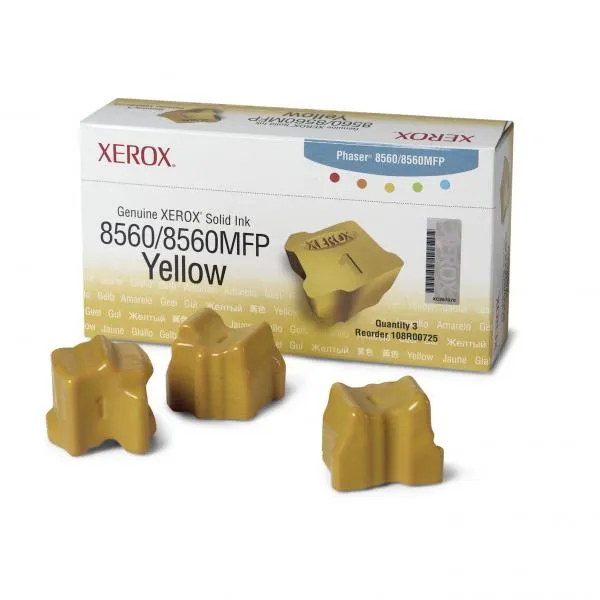 Xerox originálny toner 108R00725, yellow, 3000str., PH8560