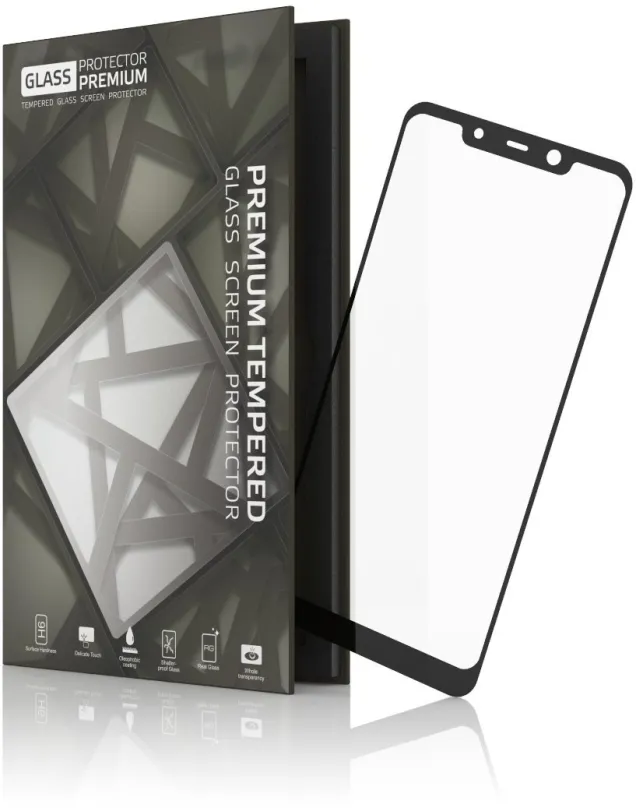 Ochranné sklo Tempered Glass Protector pre Xiaomi Pocophone F1 Čierne